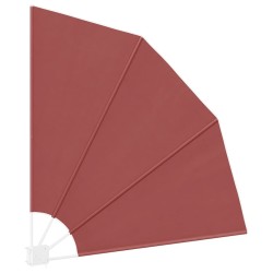 Auvent latéral pliable de balcon Terre cuite 140x140 cm 524859524859