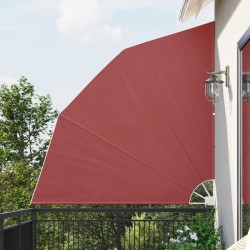 Auvent latéral pliable de balcon Terre cuite 210 x 210 cm  524860524860