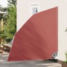Auvent latéral pliable de balcon Terre cuite 210 x 210 cm  524860524860