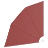 Auvent latéral pliable de balcon Terre cuite 210 x 210 cm  524860524860