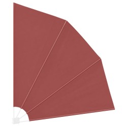 Auvent latéral pliable de balcon Terre cuite 210 x 210 cm  524860524860