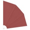 Auvent latéral pliable de balcon Terre cuite 210 x 210 cm  524860524860