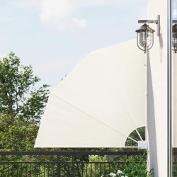 Auvent latéral pliable de balcon Crème 140x140 cm 524861524861