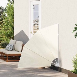 Auvent latéral pliable de balcon Crème 140x140 cm 524861524861