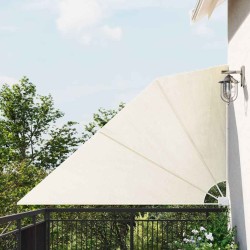 Auvent latéral pliable de balcon Crème 160 x 240 cm  524862524862
