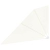 Auvent latéral pliable de balcon Crème 160 x 240 cm  524862524862