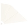 Auvent latéral pliable de balcon Crème 160 x 240 cm  524862524862