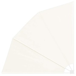 Auvent latéral pliable de balcon Crème 210 x 210 cm  524863524863