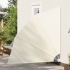 Auvent latéral pliable de balcon Crème 210 x 210 cm  524863524863