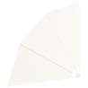 Auvent latéral pliable de balcon Crème 210 x 210 cm  524863524863