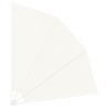 Auvent latéral pliable de balcon Crème 210 x 210 cm  524863524863