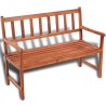 Banc de jardin 120 cm bois solide d'acacia 524869524869