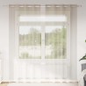 Rideau en Voile 2 pcs Couleur sable 245 x 140 cm Polyester 524883524883