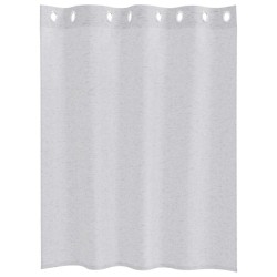 Rideau en Voile 2 pcs Gris clair 140 x 140 cm Polyester 524889524889