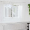 Rideau en Voile 2 pcs Blanc 140 x 140 cm Polyester 524894524894