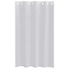 Rideau en Voile 2 pcs Gris clair 175 x 140 cm Polyester 524899524899
