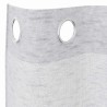 Rideau en Voile 2 pcs Gris clair 260 x 140 cm Polyester 524900524900