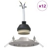 Projecteur 12 pcs Argenté 9 x 9 x 2,5 cm Métal 524924524924