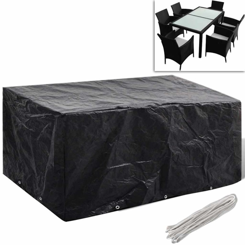 Housse de salon de jardin 8 œillets 240 x 140 x 90 cm 524925524925