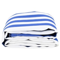 Remplacement de store Bleu et Blanc 1000 x 160 cm 524933524933