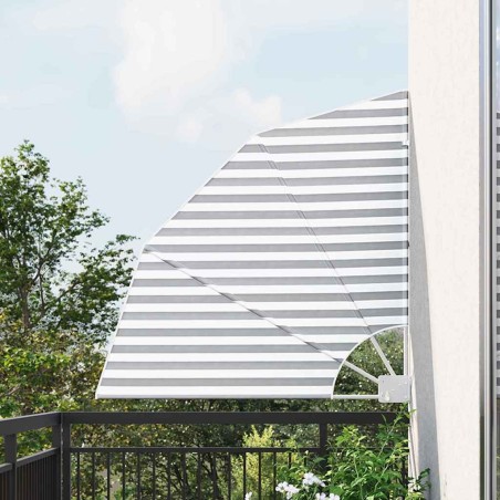 Écran de confidentialité pour balcon Anthracite et blanc 524934524934