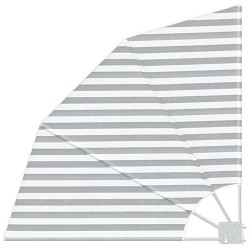 Écran de confidentialité pour balcon Anthracite et blanc 524934524934