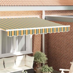 Cordon d'auvent Vert et jaune 230 x 20 cm Toile 524946524946