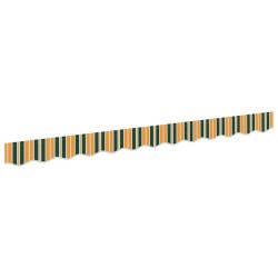 Cordon d'auvent Vert et jaune 230 x 20 cm Toile 524946524946