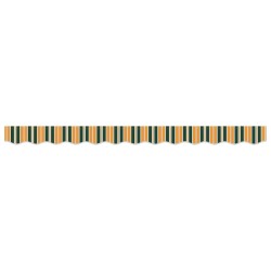 Cordon d'auvent Vert et jaune 230 x 20 cm Toile 524946524946
