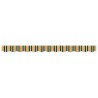 Cordon d'auvent Vert et jaune 230 x 20 cm Toile 524946524946