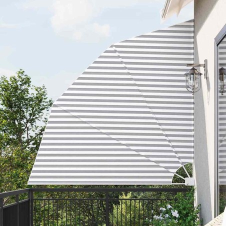 Écran de confidentialité pour balcon Anthracite et blanc 524956524956