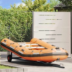 Remorque de bateau Argenté 302 x 107 x 42 cm Acier 524983524983
