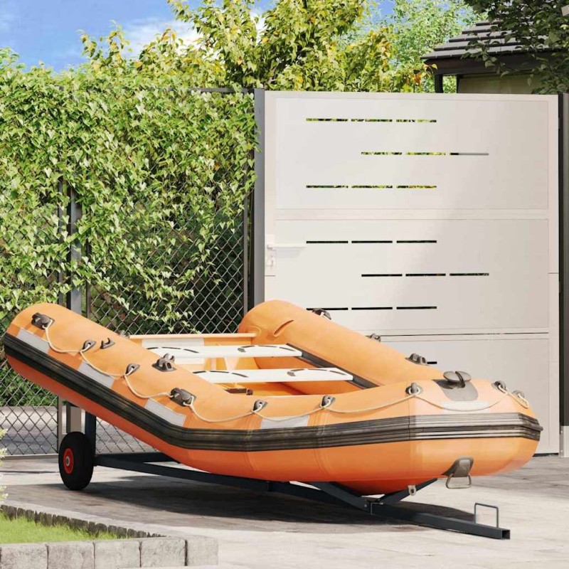 Remorque de bateau Argenté 302 x 107 x 42 cm Acier 524983524983