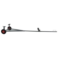 Remorque de bateau Argenté 302 x 107 x 42 cm Acier 524983524983