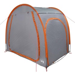 Tente de rangement pour vélos Gris et orange 218 x 156 x 180 cm 524990524990