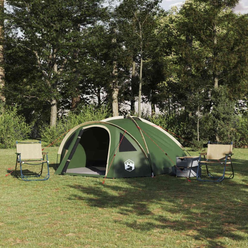 Tente de camping avec toit Vert 308 x 268 x 130 cm Polyester 524992524992