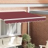 Cordon d'auvent Bordeaux 230 x 20 cm Toile 525006525006