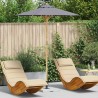 Parasol de jardin Gris foncé Ø 180 x 230 cm Bambou 525024525024