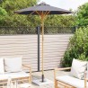 Parasol de jardin Gris foncé Ø 180 x 230 cm Bambou 525024525024