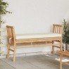 Banc de jardin avec coussin Marron 110 x 38 x 65cm Bambou 525028525028