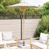 Parasol de jardin Blanc crème Ø 180 x 230 cm Bambou 525029525029