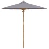 Parasol de jardin Gris foncé Ø 217 x 230 cm Bambou 525033525033