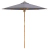 Parasol de jardin Gris foncé Ø 217 x 230 cm Bambou 525033525033