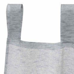 Rideau en Voile 2 pcs Gris foncé 245 x 140 cm Polyester 525036525036