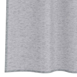 Rideau en Voile 2 pcs Gris foncé 225 x 140 cm Polyester 525037525037