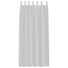 Rideau en Voile 2 pcs Gris clair 225 x 140 cm Polyester 525040525040