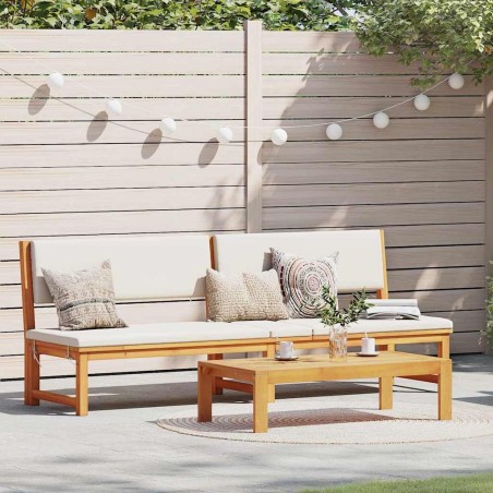 Transat Huile Naturelle 200 x 57 x 75cm Bois d'acacia massif 525055525055
