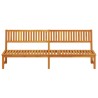 Transat Huile Naturelle 200 x 57 x 75cm Bois d'acacia massif 525055525055