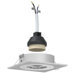 Projecteur 6 pcs Argenté 9 x 9 x 2 cm Aluminium 525058525058