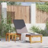 Transat Marron 202 x 53 x 89 cm Bois d'Acacia Massif 525069525069